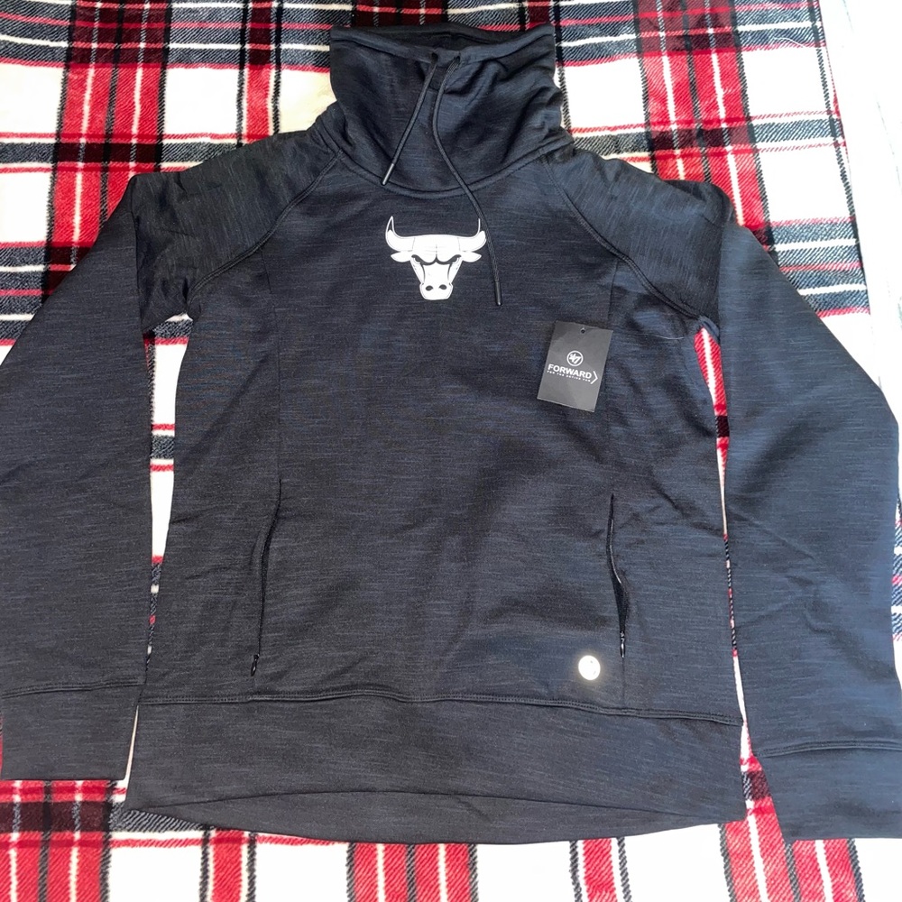 Black Bulls Hoodie NWT